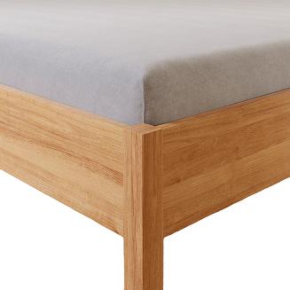 Prześcieradło jersey z gumką 90x200 DREAMY PREMIUM jasnoszare