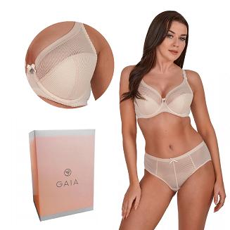 Biustonosz GAIA Semi-soft Sonia 1058 półusztywniany beżowy