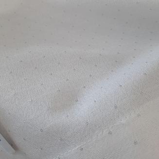 Obrus dekoracyjny ELLEN 40x180 Eurofirany biały/srebrny