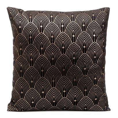 Poszewka dekoracyjna AGNES 40x40 Design91 czarno/złota