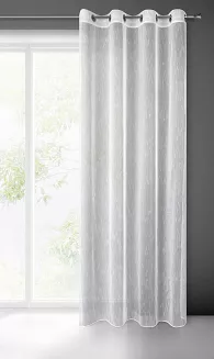 Firana gotowa na przelotkach NESSI 140x250 Eurofirany biały