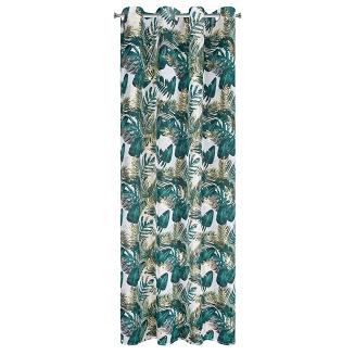 Firana gotowa na przelotkach DAVOS 140x250 Eurofirany zielony