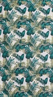 Firana gotowa na przelotkach DAVOS 140x250 Eurofirany zielony