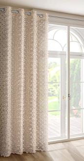 Zasłona gotowa na przelotkach AURELIA 135x250 Eva Minge Eurofirany beżowy