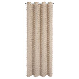 Zasłona gotowa na przelotkach AURELIA 135x250 Eva Minge Eurofirany beżowy