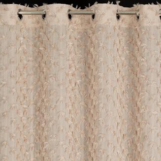 Zasłona gotowa na przelotkach AURELIA 135x250 Eva Minge Eurofirany beżowy