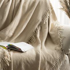 Koc narzuta PLED 180x220 Eurofirany beżowy