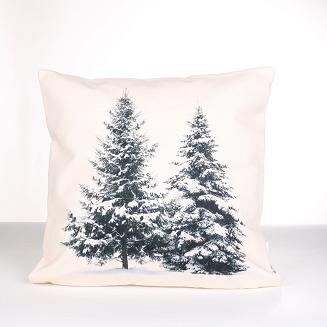 Poszewka dekoracyjna świecąca LED 40x40 świąteczna choinka