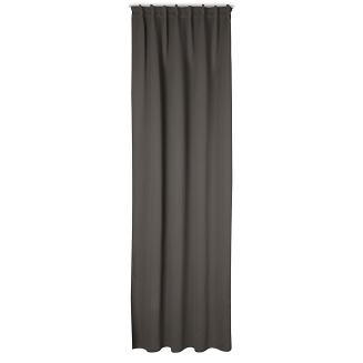 Zasłona gotowa na taśmie MILAN 140x300 Eurofirany grafitowy