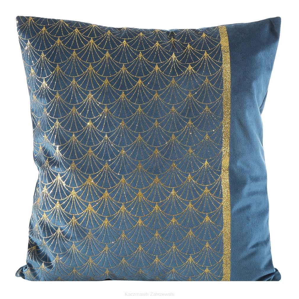 Poszewka dekoracyjna PALOMA 45x45 Eurofirany granatowy