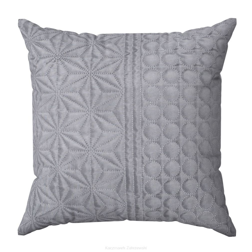 Poszewka dekoracyjna ADRI 40x40 Design91 stalowy/miętowy