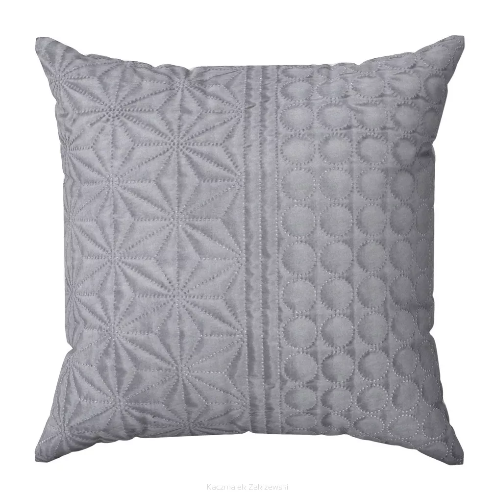 Poszewka dekoracyjna ADRI 40x40 Design91 stalowy/miętowy