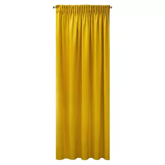 Zasłona gotowa na taśmie ZAS 140x270 Pierre Cardin Eurofirany musztardowy
