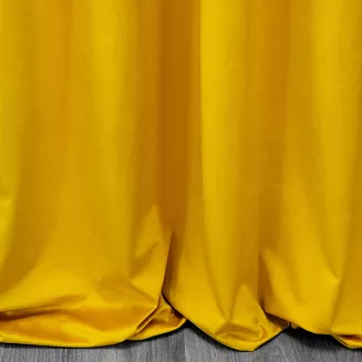 Zasłona gotowa na taśmie ZAS 140x270 Pierre Cardin Eurofirany musztardowy