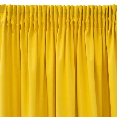 Zasłona gotowa na taśmie SIBEL 140x270 Pierre Cardin Eurofirany musztardowa