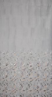 Zasłona gotowa na taśmie MARIELA 140x270 Eurofirany srebrny