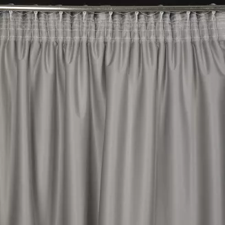 Zasłona gotowa na taśmie MARIELA 140x270 Eurofirany srebrny