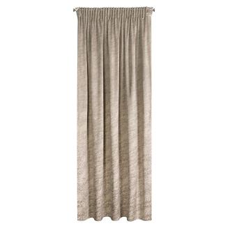 Zasłona gotowa na taśmie RIVA 140x270 Eurofirany ciemnobeżowy