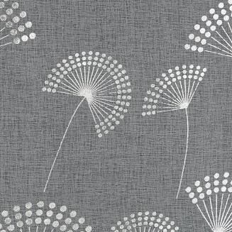 Firana gotowa na przelotkach ARLES 300x250 Eurofirany biało/srebrna