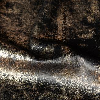 Zasłona gotowa na taśmie RENIA 140x270 Eurofirany czarny