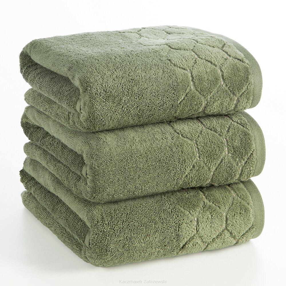 Ręcznik bawełniany LUMIA 70x140 Eurofirany zielony