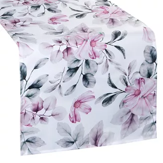 Obrus dekoracyjny GARDEN 40x140 Eurofirany biały