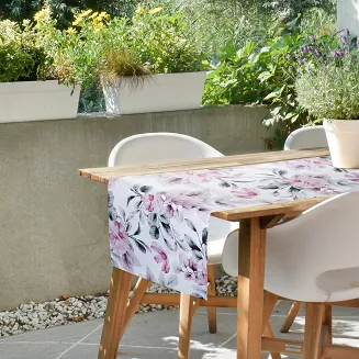 Obrus dekoracyjny GARDEN 40x140 Eurofirany biały