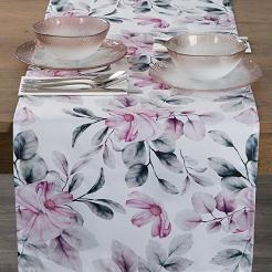 Obrus dekoracyjny GARDEN 40x140 Eurofirany biały