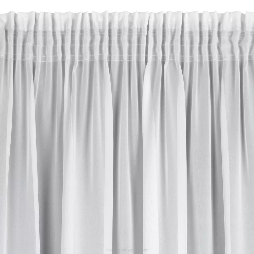 Firana gotowa na taśmie DALIA 140x270 Eurofirany biały