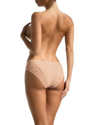 Figi damskie z koronką Babell kod 108 beżowe