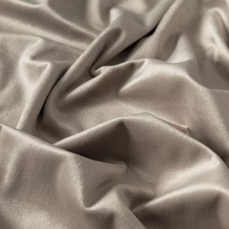 Zasłona gotowa na taśmie VELVI 140x230 szarobeżowa