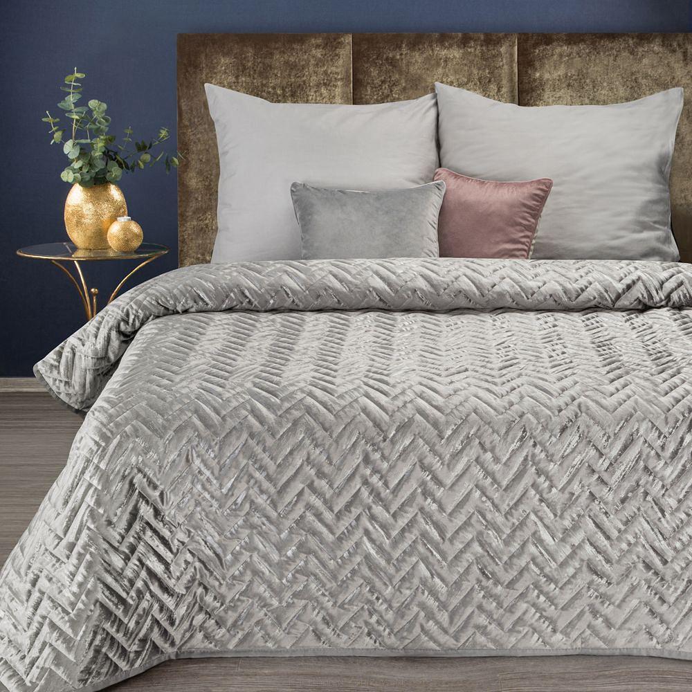 Narzuta dekoracyjna AGATA 170x210 jasnoszary