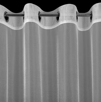 Firana gotowa na przelotkach ELLIE 350x145 Eurofirany biały