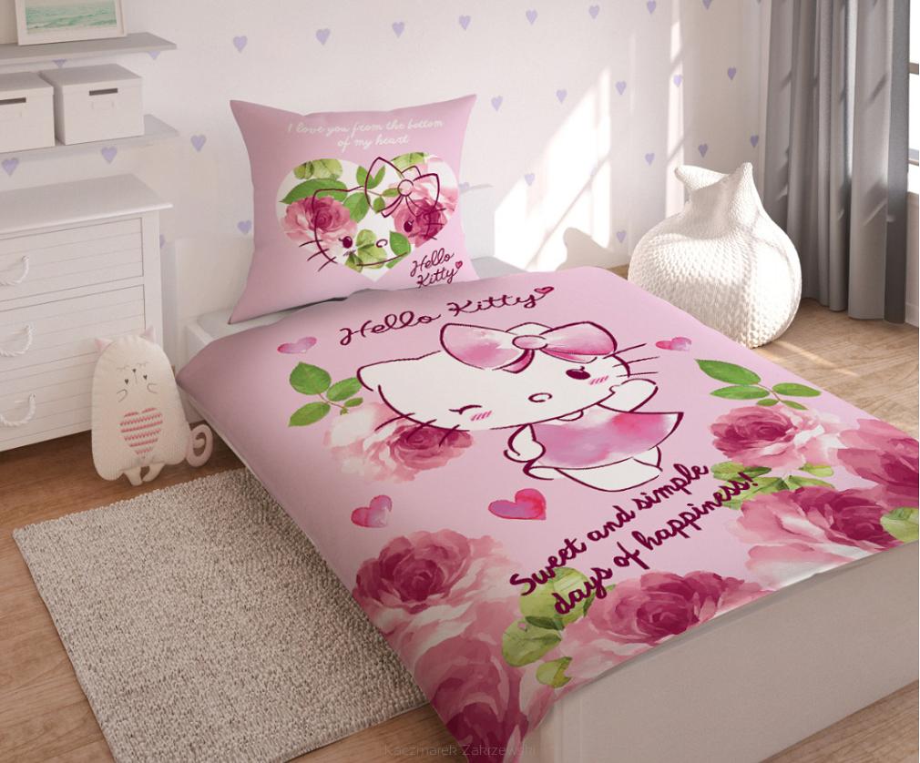 Pościel dziecięca 160x200 HELLO KITTY
