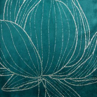 Obrus dekoracyjny BLINK 35x220 Eurofirany ciemnoturkusowy