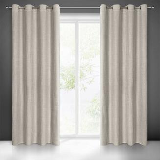 Zasłona gotowa na przelotkach MADISON 140x250 Eurofirany szary