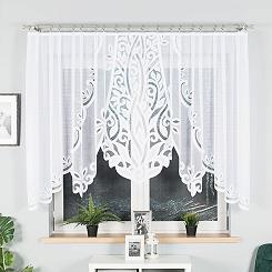 Firanka żakardowa gotowa na żabki POLA 300x140 biała