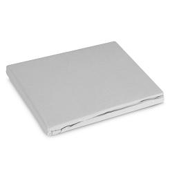 Prześcieradło satynowe z gumką BASIC 220x200x30 Eurofirany jasnoszary