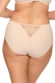 Figi damskie z koronką Sabina 1301 beżowe
