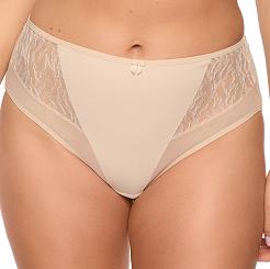 Figi damskie z koronką Sabina 1301 beżowe