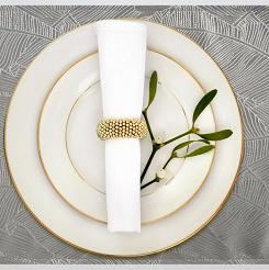 Obrus dekoracyjny ISLA 30x40 Eurofirany srebrny