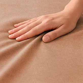 Prześcieradło jersey z gumką 120x200 beżowe
