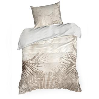 Pościel z makosatyny SALMA 160x200 Eurofirany beżowy