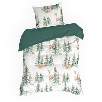 Komplet pościeli świąteczny POS 160x200 Eurofirany biały