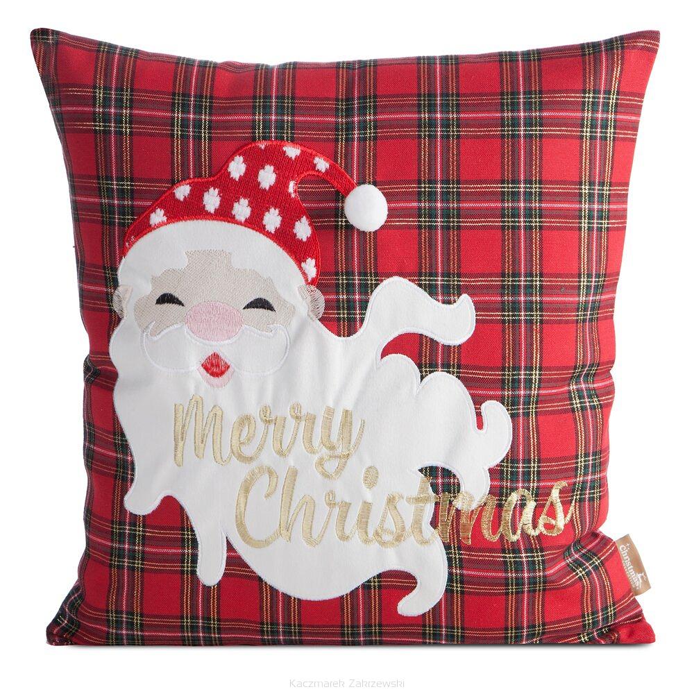 Poszewka dekoracyjna świąteczna 45x45 Eurofirany czerwony