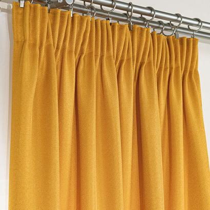 Zasłona gotowa na taśmie JODEŁKA 140x250 musztardowa