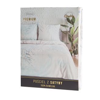 Pościel satynowa PREMIUM26 220x200 Eurofirany biały