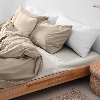 Prześcieradło flanelowe z gumką 140x200 Darymex ecru