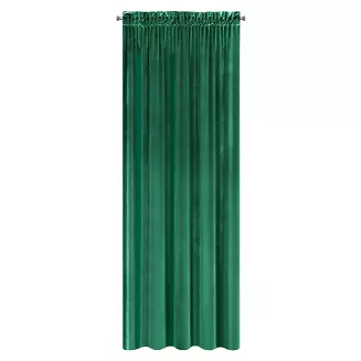 Zasłona gotowa na taśmie SAMANTA 140x300 Eurofirany zielony