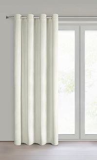 Zasłona gotowa na przelotkach BETHY 135x250 Eurofirany kremowy